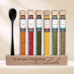 Gewürzset Geschenkset Die wichtigste Zutat ist immer Liebe